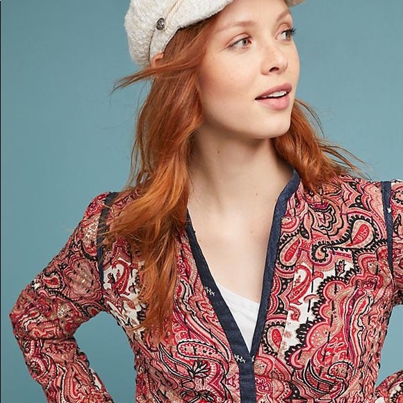 Anthropologie Waverly Quilted Jacket Small NWT - Picture 2 of 8